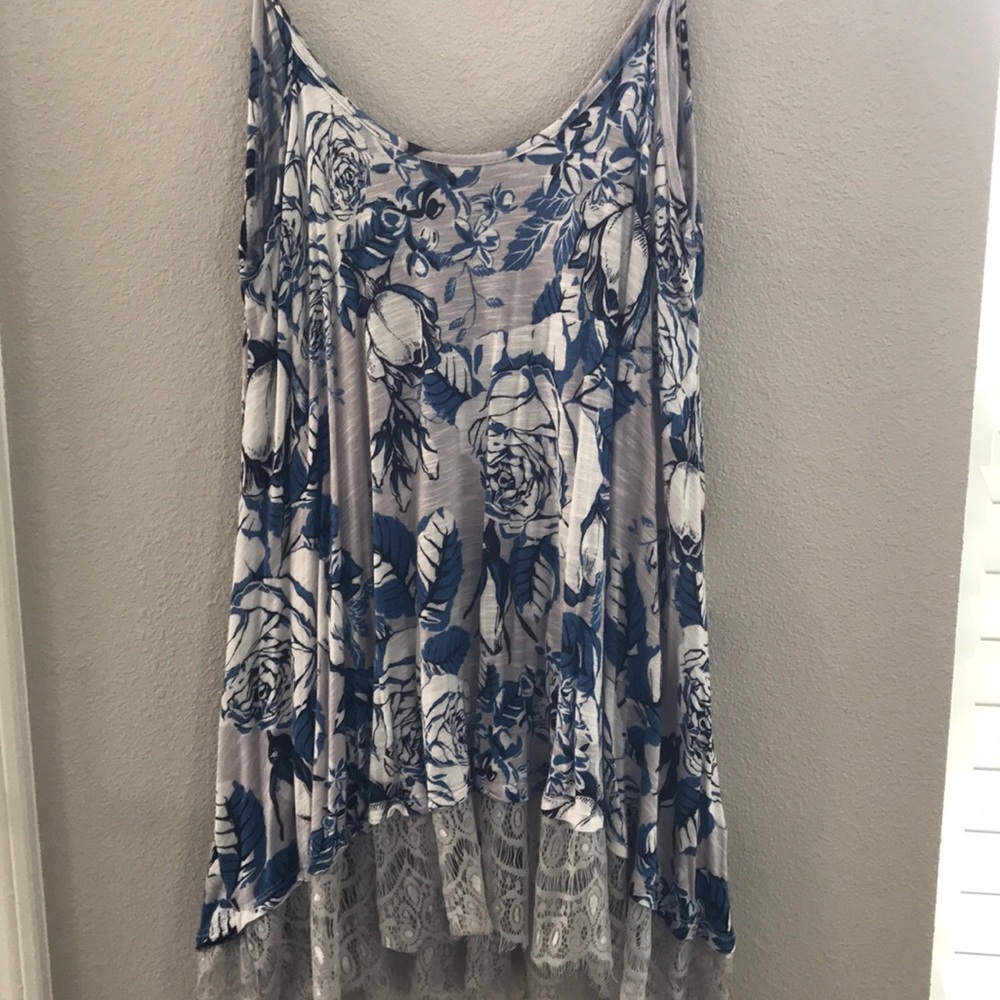 Floral rayon top